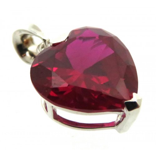 Siberian Ruby Quartz Sterling Silver Pendant 01